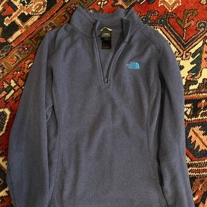 Women’s North Face quarter zip fleece pullover